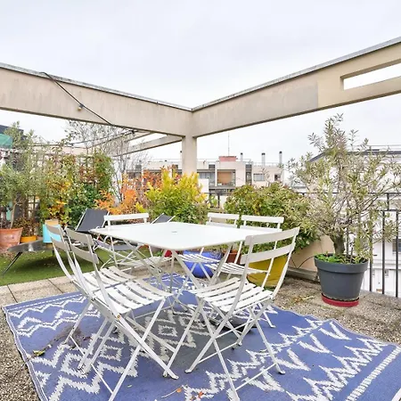 Guestready - Confortable Avec Terrasse Au 18e * 巴黎